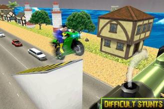 Super Hero Bike Highway Stunts截图3