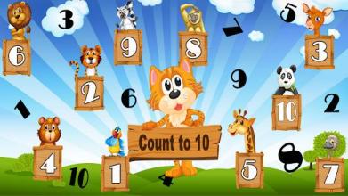 Puzzle Animals Body Number- Educational Games截图2