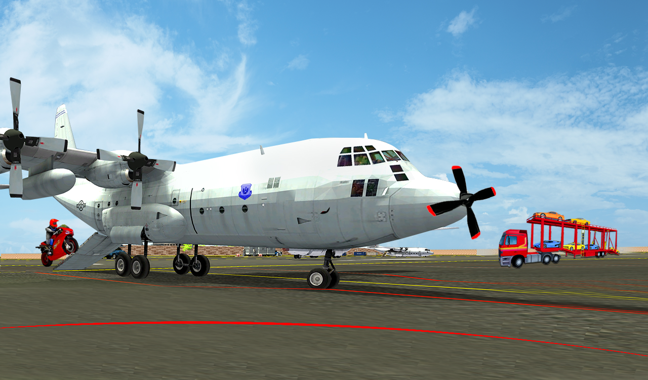 Airplane Car Transport Simulator Drive截图2