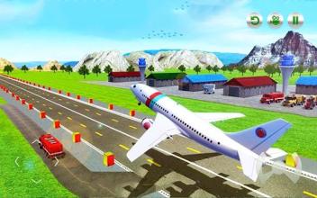 Airplane Simulator 3D : Real Aircraft Flight 2018截图1