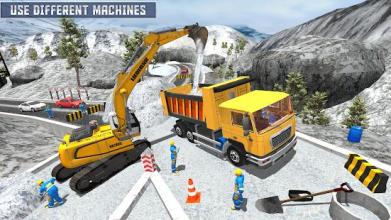 Snow Rescue Excavator 2018截图1