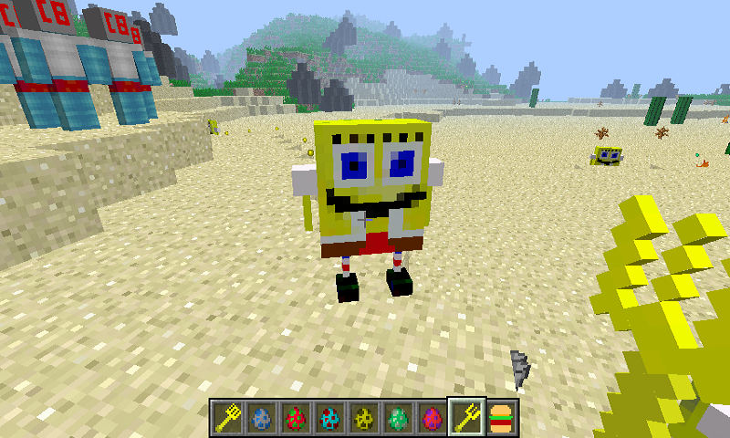 Mod SpongeBob for MCPE截图1