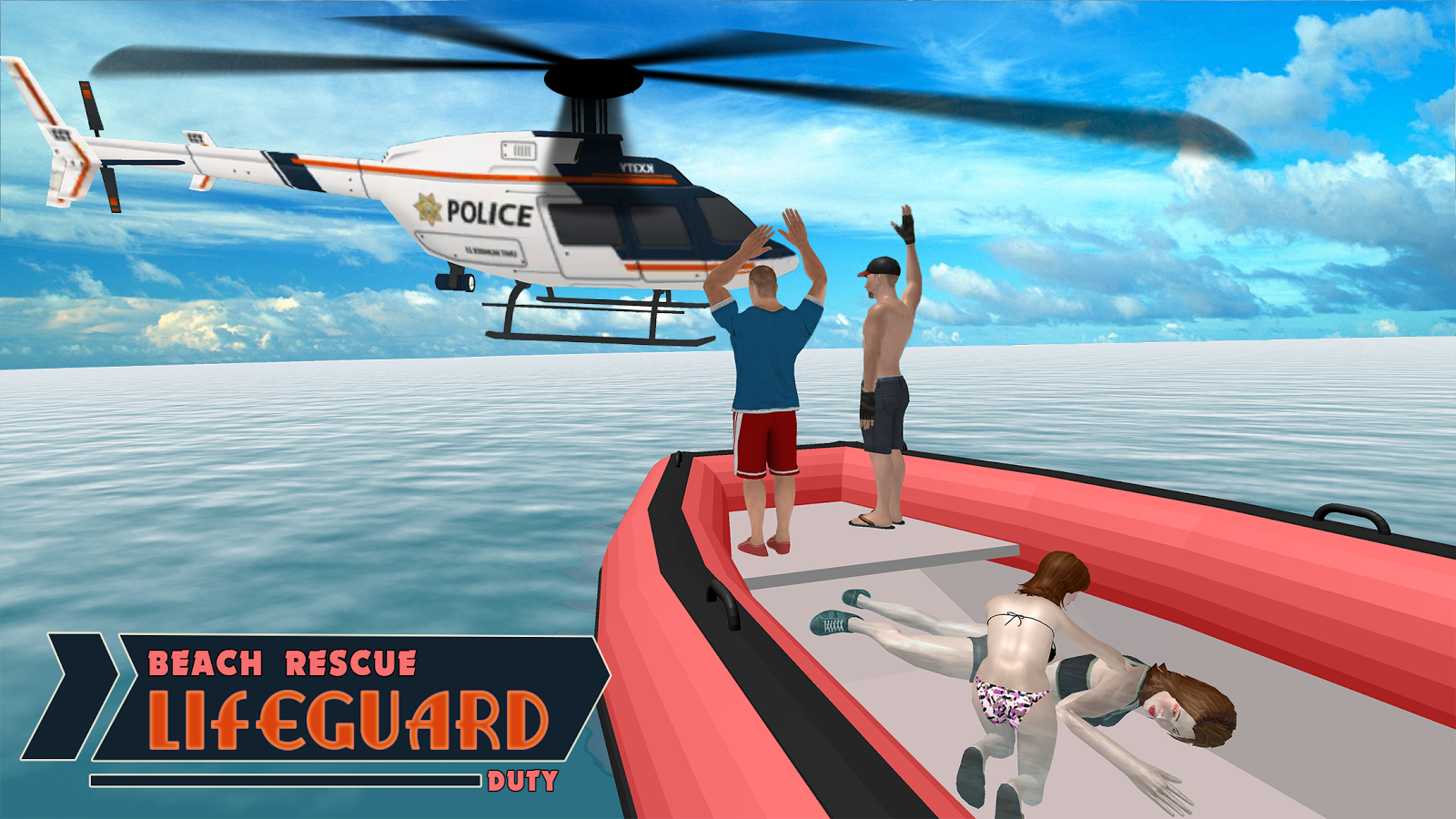 Lifeguard Beach Rescue Duty: Boat Rescue Team截图3