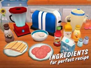 Virtual Chef Breakfast Maker 3D: Food Cooking Game截图2