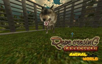 VR Animal World Rope Crossing截图2