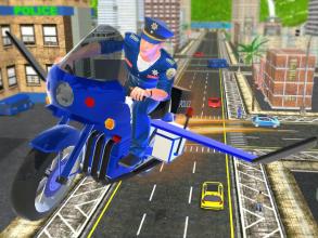 Flying Police Bike Rider Marshal : Rescue Mission截图2