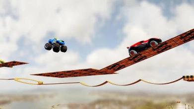 Grand Rooftop Monster Truck:Impossible Stunt Drive截图3