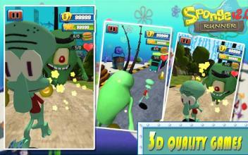 Sponge Subway Jungle Runner截图4