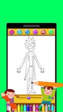 Coloring Book For Rick And Morty截图4