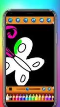 butterfly drawing and coloring book - kids games截图1