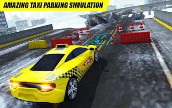 Snow Taxi Parking : Cab Driver Passenger Transport截图4