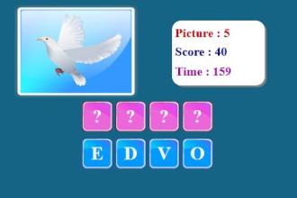 Zoo Picture Spelling Game截图1