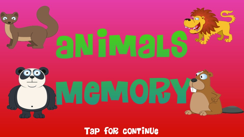 Memory Game-Animals截图1