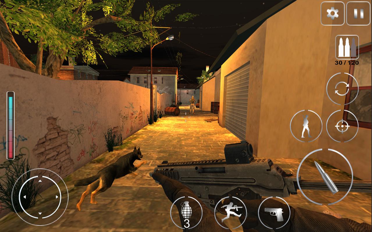 Lara Croft FPS Secret Agent : Shooter Action Game截图1