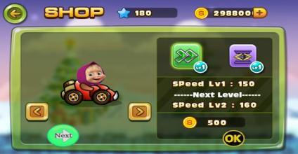 Masha and Bear Rush | Mishka Racing截图4