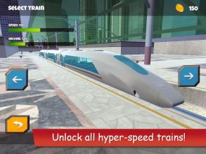 Hyperloop: futuristic train simulator截图1