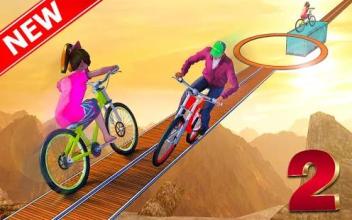 Stunt Bicycle Impossible Tracks Bike Games 2截图1