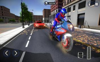 Extreme Bike Super Hero Driving Simulator 2018截图5