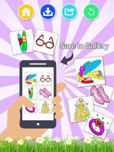 Fashion Dressup Beauty Coloring Book截图1