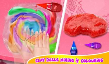 DIY Balloon Slime Smoothies & Clay Ball Slime Game截图4