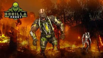 US Army Robot Gorilla Rampage – Gorilla Attack 3D截图5