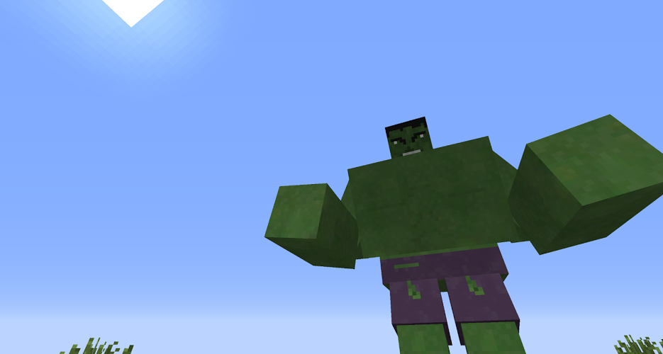 Amazing Green Hero Mod MCPE截图1