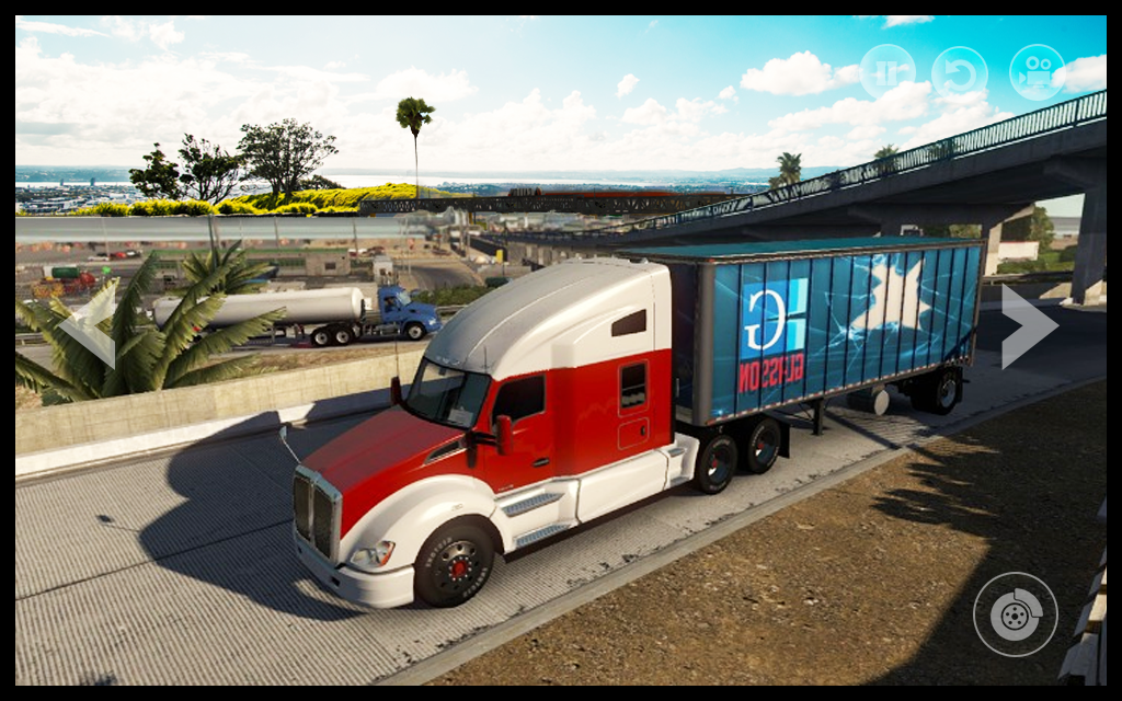 Euro Truck Driving : Goods Transport Cargo Game 3D截图3