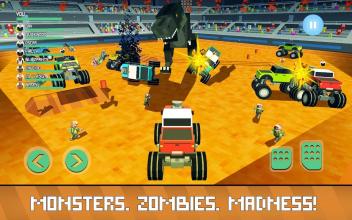 Blocky Derby: Monsters Arena截图3