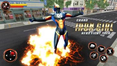 Grand Super Flying Iron Girl Rescue Fight截图1