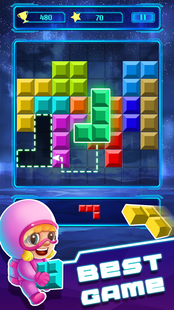 Classic Tetris Block Puzzle Brick Breaker Blitz截图2