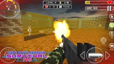 Cube Battleground Survival FPS截图4