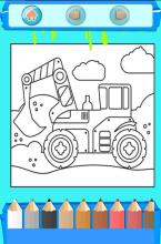 Coloring Book kids, Vehicle截图1