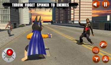 Flying Dog hero: Fidget hero Crime City截图1