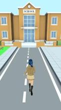 Toast Girl Run - 3D Anime Runner截图3