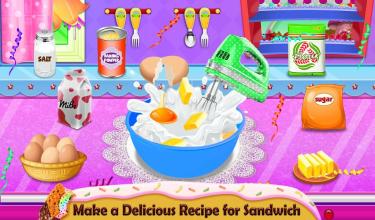 Sweet Ice Cream Sandwich Making Game截图4