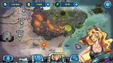 Star Defense 2 : Battle for the lost home (TD)截图1