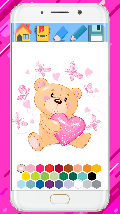 Teddy Bears Coloring Mandala 2018截图5