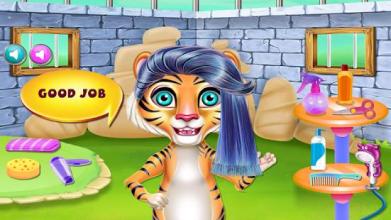 Crazy zoo hairstyle and makeup salon - girls games截图2