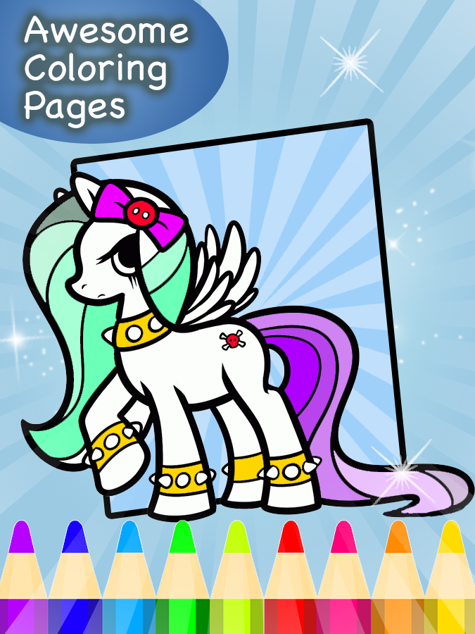 my pony coloring little rainbow fans截图5