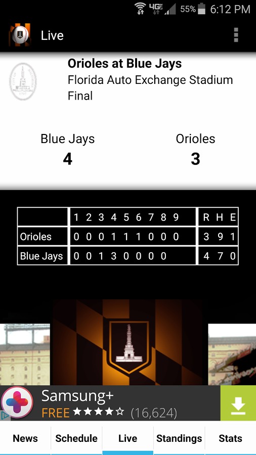 Baltimore Baseball Free截图2