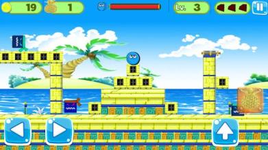 Blue Ball New Adventure Game:Jump,bounce截图2