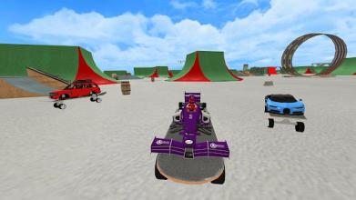 Skateboard Formula Car; Fatal Escape截图5