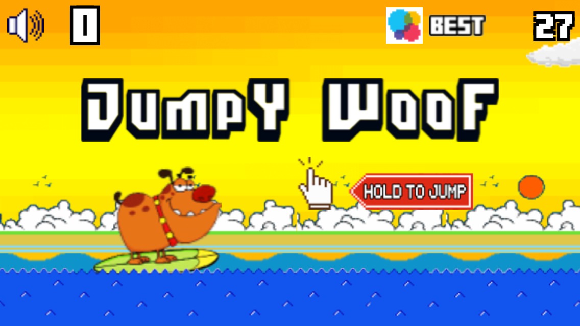 Jumpy Woof Saga - The Tiny Dog截图1