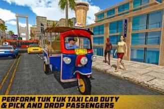 Tuk Tuk Auto Rickshaw Taxi Sim 2018截图2