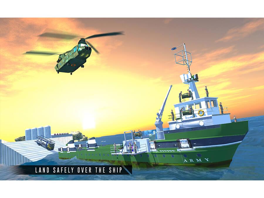 US Army Transporter Cruise Ship Driving Game截图4