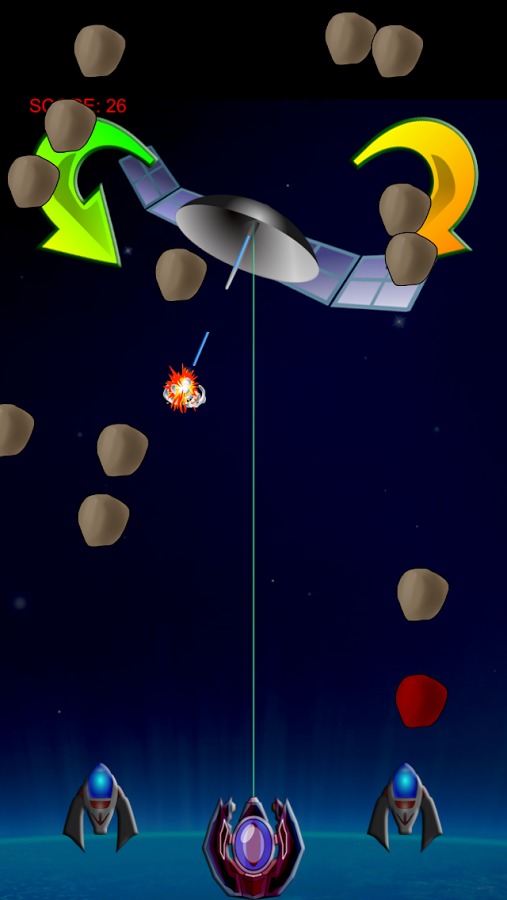 LASER SHIELD asteroids defense截图1