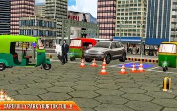 Tuk Tuk Auto Rickshaw Parking Games截图2