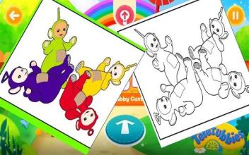 teletubbies coloring截图3