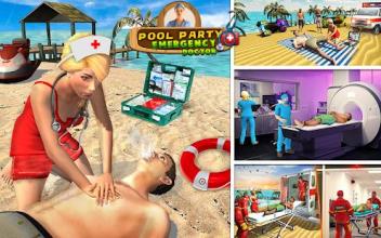 Beach Party Emergency Surgery Doctor Simulator 3D截图1