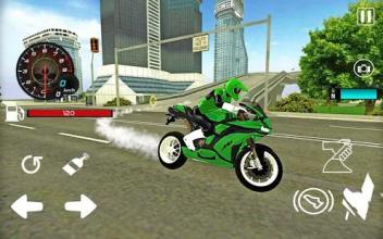 Motorbike Super Hero Driver - Tricky Stunts截图3